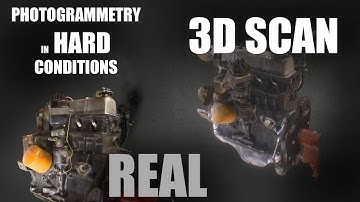 3D Scanning an engine in the worst possible conditions
