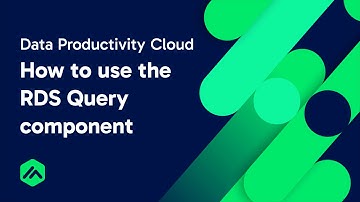 RDS Query | Data Productivity Cloud