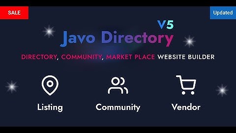 Javo Directory v5 - WP Theme - Intro