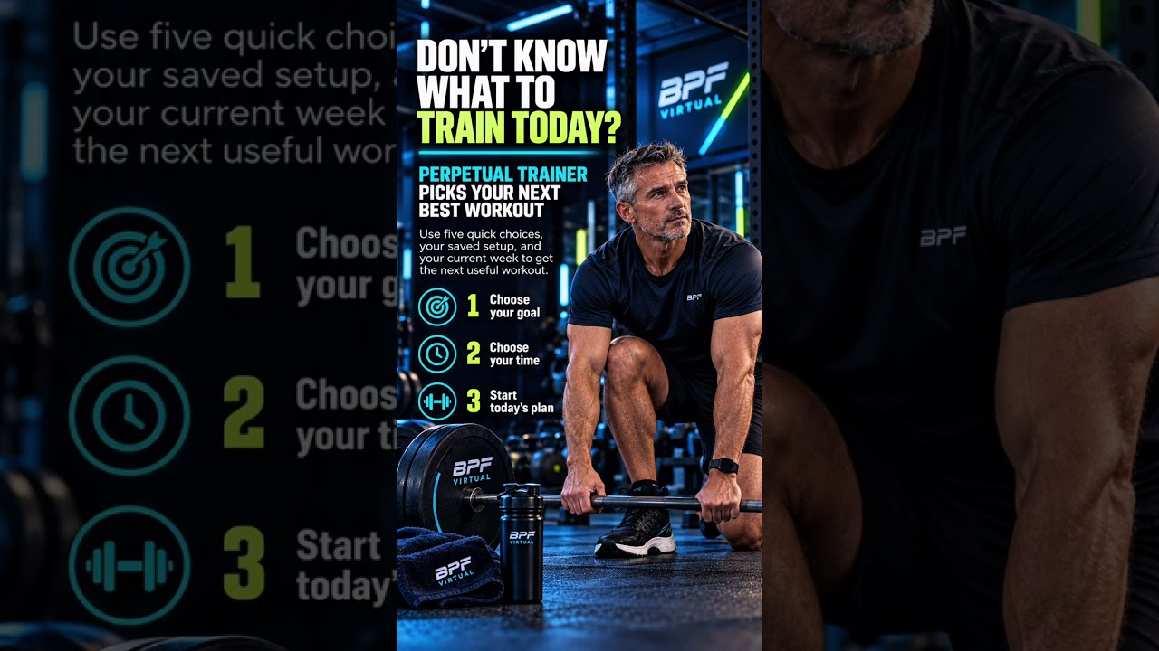 Not Sure What to Train Today? Let BPF Pick Your Workout #Shorts