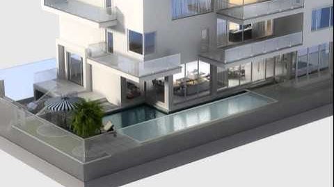 3D Model Luxury Contemporary House with Pool 3D model from CGTrader.com