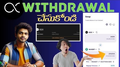 oex token withdraw | how to add address | oex token swap | #oex #satoshi