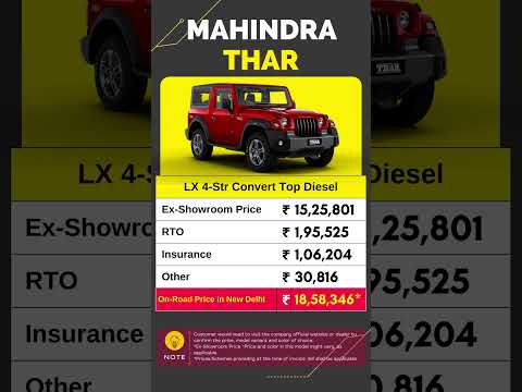 Mahindra Thar LX