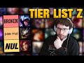  tier list des meilleurs z de lol