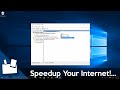 How to speed up any internet connection on windows 10 pc really easy