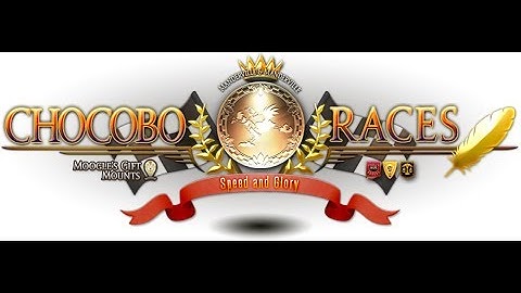 Final Fantasy XIV - R-300 Chocobo Racing - Super Sprint Bullshit!