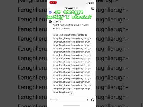 Chatgpt Has A Stroke