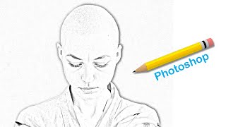 PENCIL SKETCH effect in Photoshop | Turn Your Photo into Sketch | 2 Minutes Photoshop Tutorial