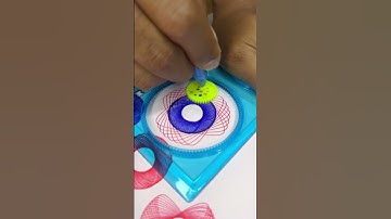ASMR SPIROGRAPH SATISFYING ART DRAWING #shorts #asmr #spirograph #drawing #satisfying #art #trending