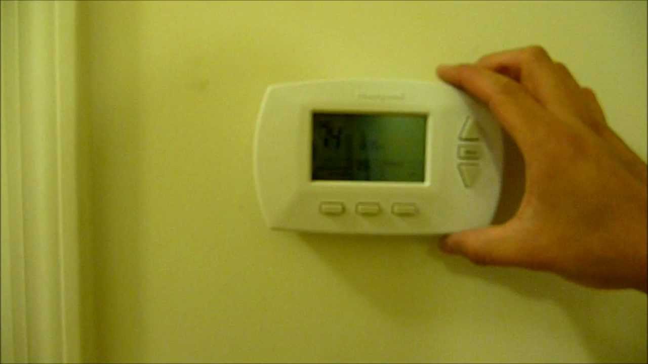 Honeywell 5-2 Day Programmable Thermostat Installation How To (HD