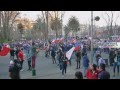 Celebración Chile 2  España 0 en Temuco