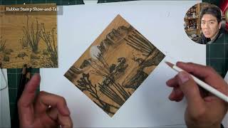 Stampscapes Lab: Quick Finishes on 2 Stamp Sketches