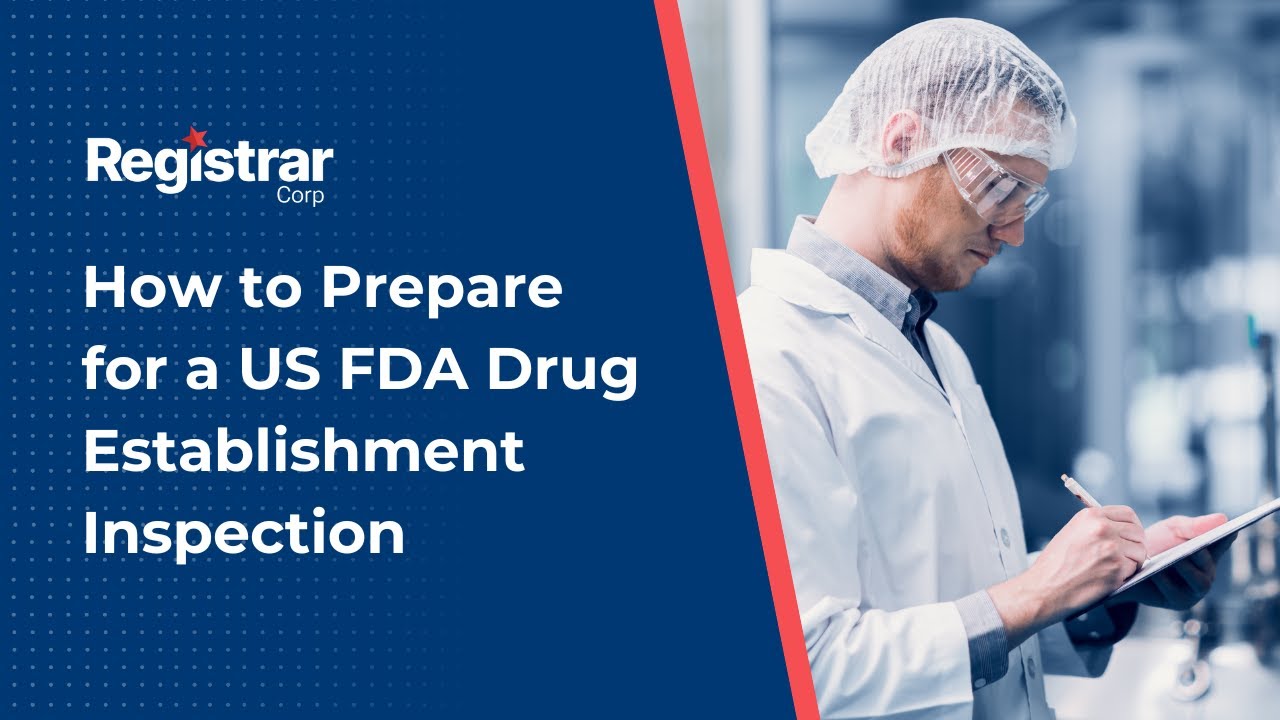 How to Prepare for a US FDA Drug Establishment Inspection - YouTube