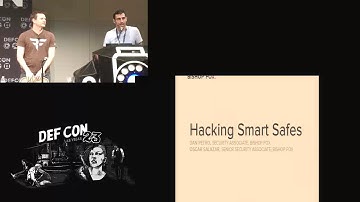 DEF CON 23 (2015) - Hacking Smart Safes - On the Brink of a Robbery - 08Aug2015