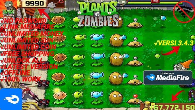 🔥 Download Plants vs. Zombies 3.4.3 [Money mod] APK MOD. Popular