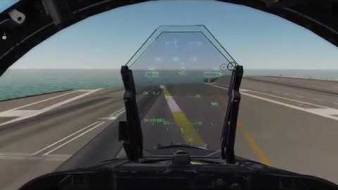 First Pattern Approach CASE 1 Carrier Landing - DCS: F/A-18