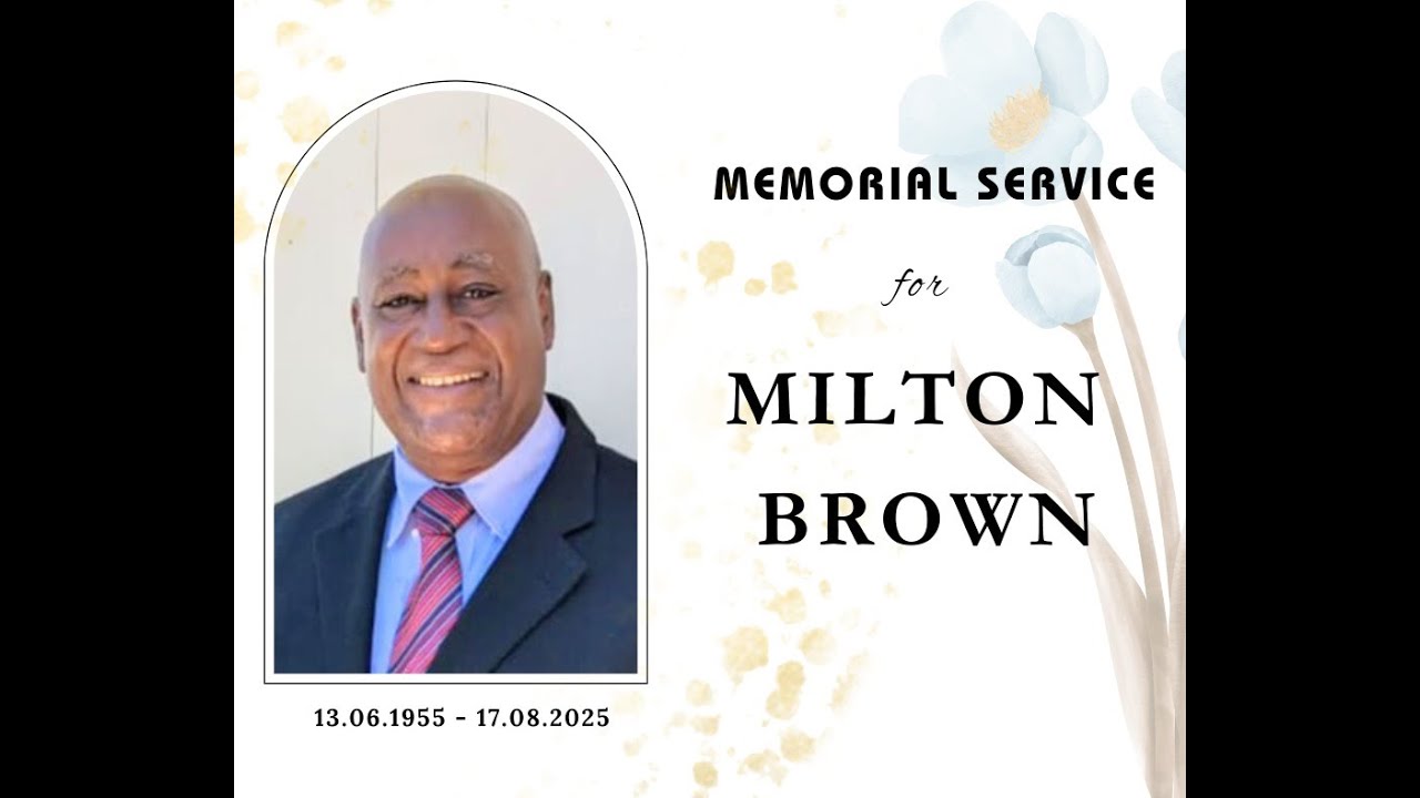 Memorial Service for Milton Brown - YouTube