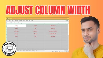 How to Adjust Column Width in Excel | Easy and Fast Method