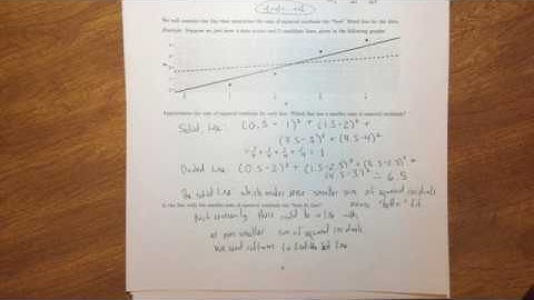 STAT 113 Least Squares Regression