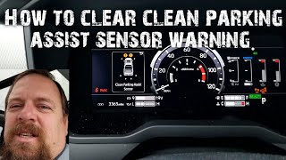 Clean parking sensors alert. How to clear the alert. screenshot 2