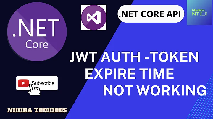 JWT Token authentication, expired tokens still working in .NET CORE Web API | nihira techiees