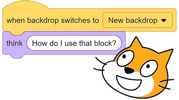 How to use the "when backdrop switches to" block in Scratch