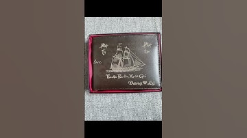 Quà tặng ck iu kỉ niệm ngày cưới Ví Da Khắc Tên Hình Ảnh Theo Yêu Cầu #vidabo #vidanam #vidakhacten