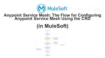 Anypoint Service Mesh: The Flow for Configuring Anypoint Service Mesh Using the CRD (in MuleSoft)