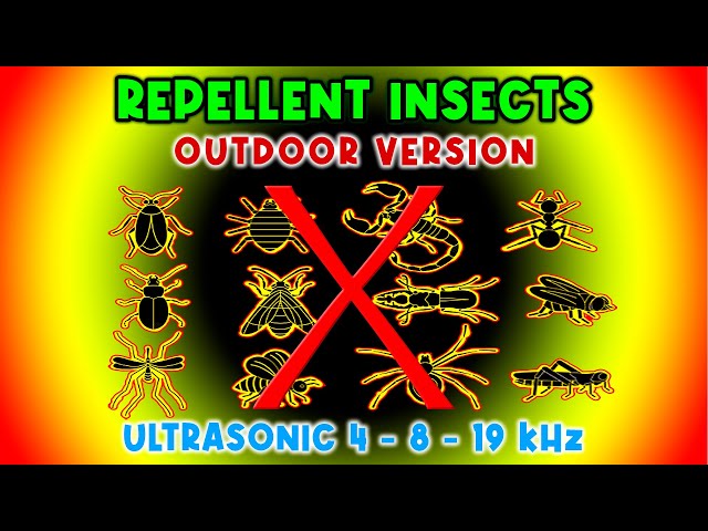 ANTI INSECTS REPELLENT SOUND ⛔🦟 KEEP INSECTS AWAY - ULTRASONIC SOUND class=