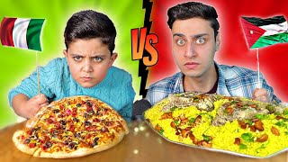 تحدي المنسف الأردنيVS  🇯🇴  البيتزا الإيطالية🇮🇹 !! (مين يفوز؟🔥)