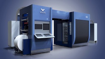 Vallis S10 - Gearless stack type flexo printing machine