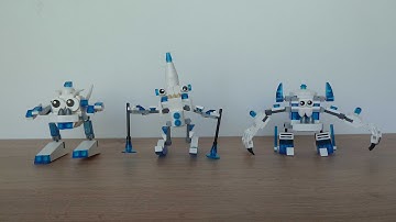 LEGO MIXELS SNOW MIXELS TRIBE + SNOW MAX MOC Fan Made