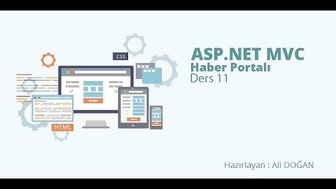 Asp.NET MVC Haber Portalı Ders 11
