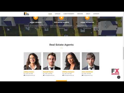 Real Estate Resposive Bootstrap Website Template TMT Winfred Abe