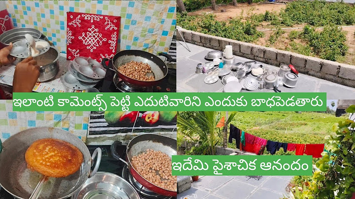 Vlog//నా వీడియోస్ నచ్చకుంటే చూడవద్దు అంతేకానీ ఇలాంటి కామెంట్స్ ఎందుకు పెడుతున్నావు