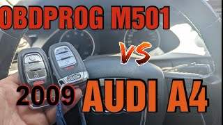 Audi A4 key Programming (OBDPROG M501)