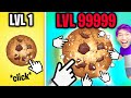 Can We Get MAX LEVEL In COOKIE CLICKER! (MOST ADDICTING GAME EVER!)