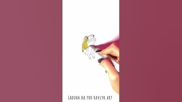 🐸 Jason Funderburker Quick Tutorial ✅ 🌿 Over the Garden Wall Art 🎥 #shorts #drawing #RavlykArt