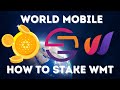 How to stake wmt  world mobile vault guide  passive crypto income