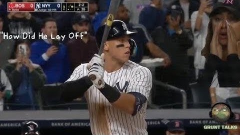 Aaron Judge Was Locked In vs Red Sox