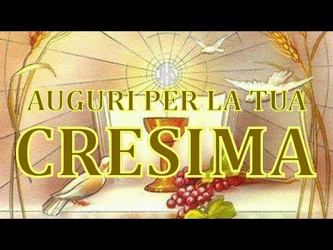 Auguri per la tua Cresima