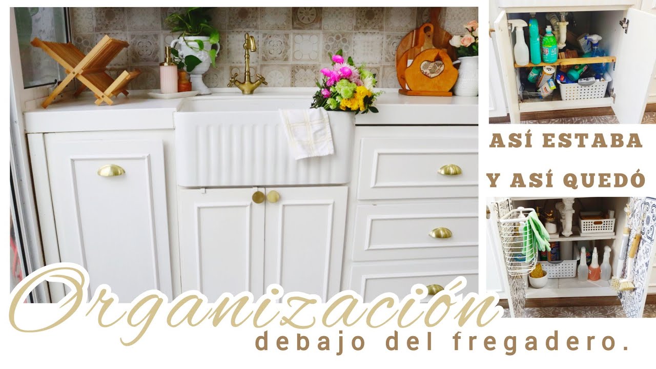 CÓMO ORGANIZAR DEBAJO DEL FREGADERO