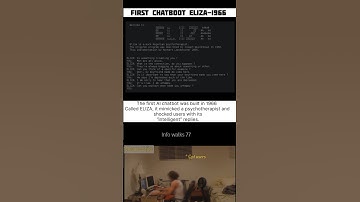 🤖 The First AI Chatbot Was Made in 1966! | ELIZA Explained #shorts