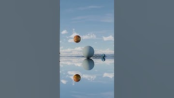 planet bouncing | Solar System Planet Size Comparison 3D #animation #3danimation #solarsystem