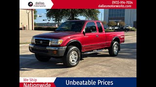 FOR SALE 1999 Toyota Tacoma Pre Runner V6 TEXAS TRUCK ONE OWNER  DALLAS MOTORWORKS  9402221040