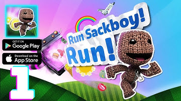 Run Sackboy! Run! Gameplay Walkthrough Part 1 (iOS, Android)