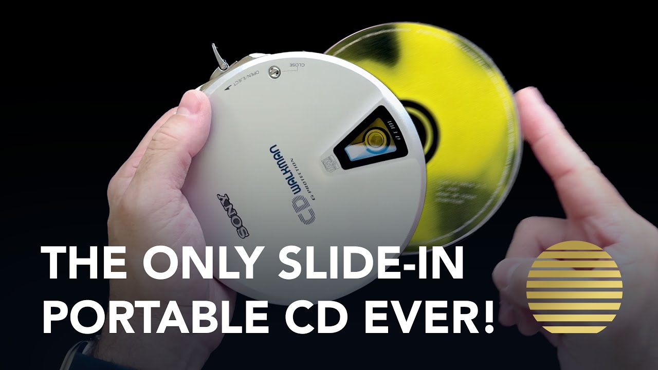 Sony D-EJ01 / D-E01 • The only SLIDE-IN portable CD Player ever. From  Discman to CD Walkman in 1999