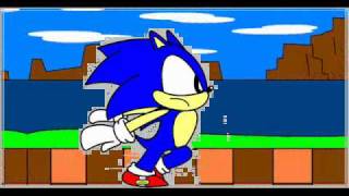 Sonic Running (Push Left Test)