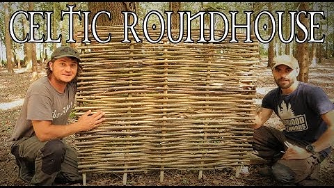Making a natural hazel wall with TA OUTDOORS - Building A Celtic Roundhouse with TA OUTDOORS (Ep.5)