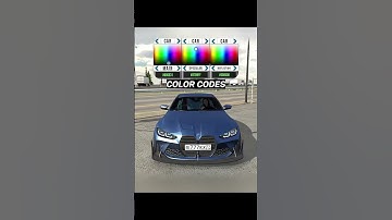 Best Color Codes ☠️ | Car Parking Multiplayer #carparkingmultiplayer #carparking
